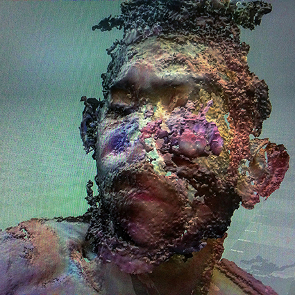 Interrupted 3D scan by artist Paul Coombs